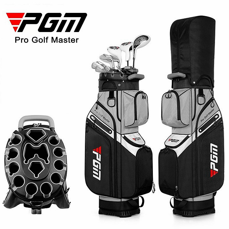 PGM Golf Cart Bag 14 Way Organizer Divider Silent Top Waterproof Bag/Black