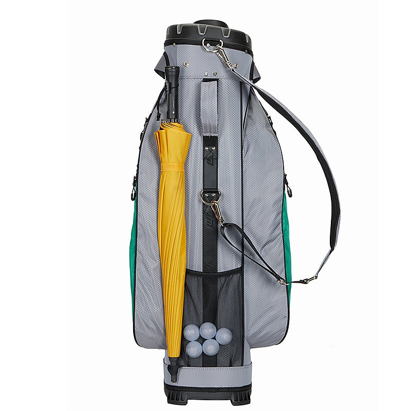PGM Golf Cart Bag 14 Way Organizer Divider Silent Top Waterproof Bag/green