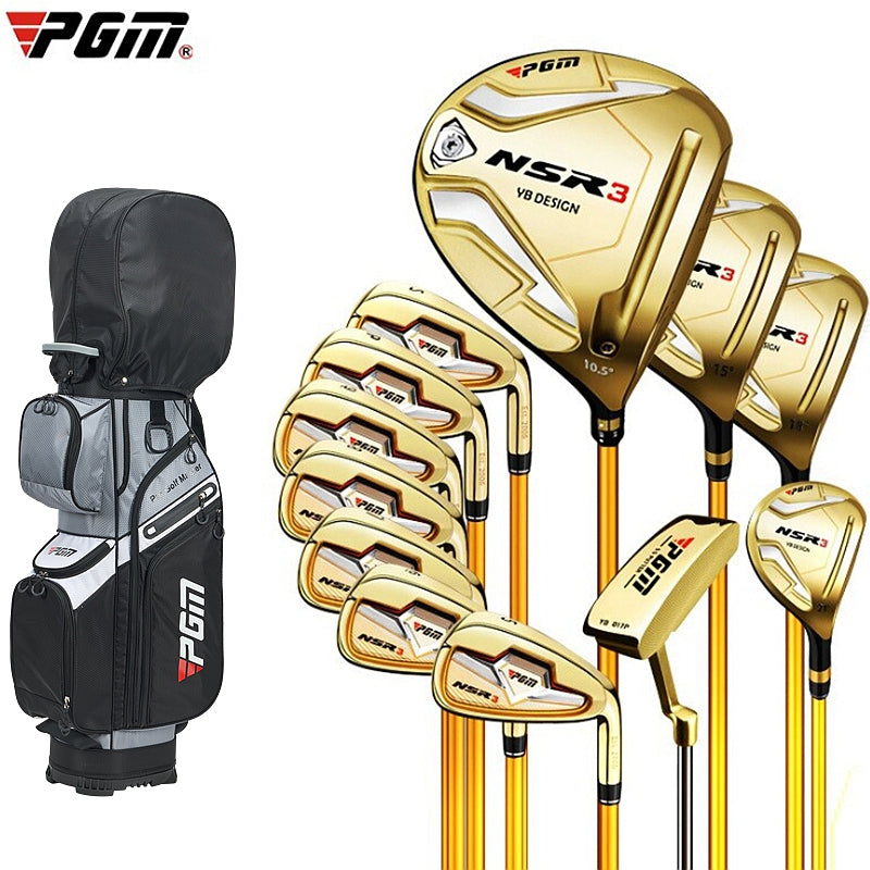 PGM Golf Clubs NSR-3 Complete Set Clubs Men Golf Driver Wood Irons Putter R/S Flex Graphite or Steel Shaft And Bag MTG033