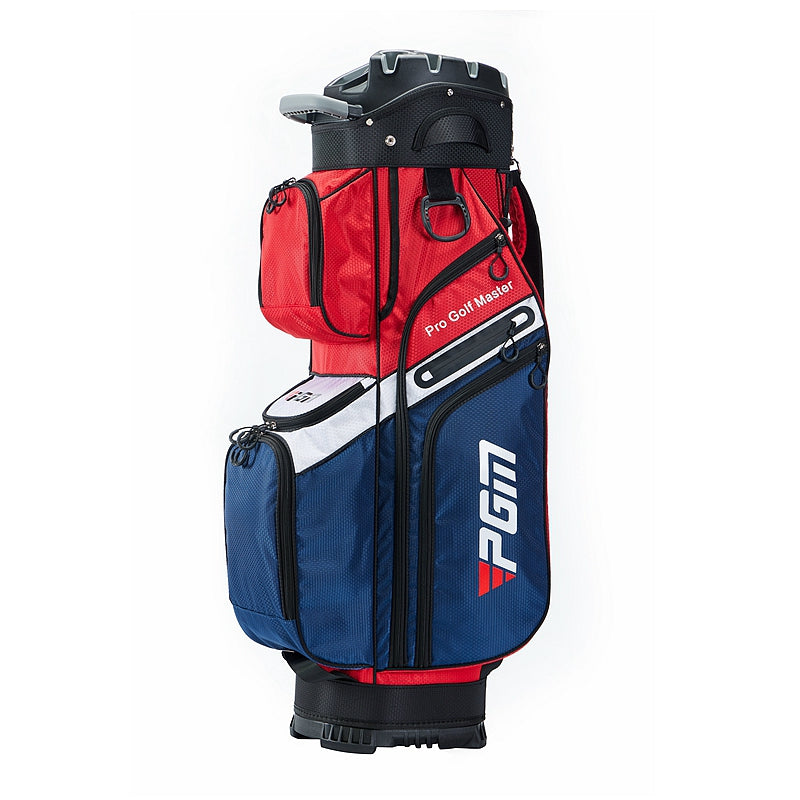 PGM Golf Cart Bag 14 Way Organizer Divider Silent Top Waterproof Bag/Blue