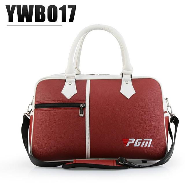 PGM Golf Clothing Bag Men&#39;s and women&#39;s PU Shoes bag Cross Body Shoulder Bag Large capacity ultra light and portable YWB017