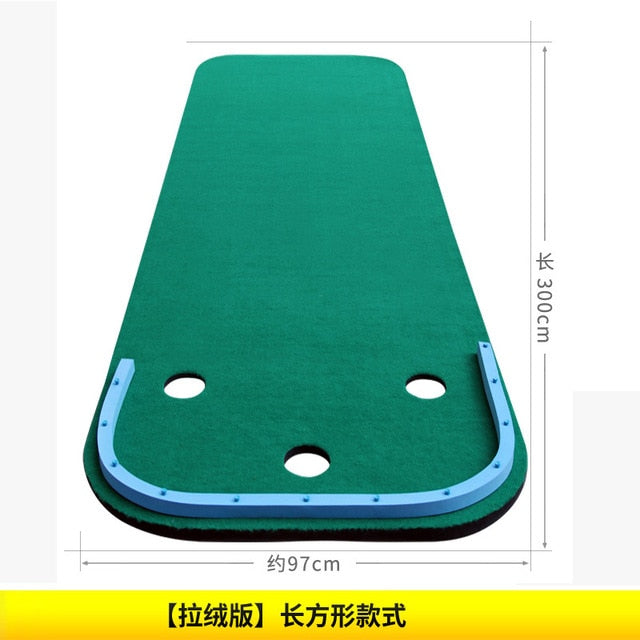 PGM Golf Putting Green Family Practicing Portable Putting Mini Practice Exercises Blanket Kit Mat Indoor Training GL012