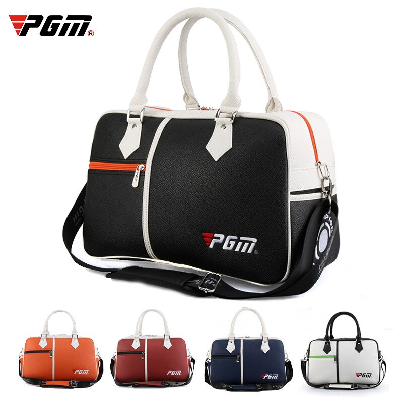 PGM Golf Clothing Bag Men&#39;s and women&#39;s PU Shoes bag Cross Body Shoulder Bag Large capacity ultra light and portable YWB017