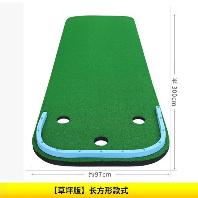 PGM Golf Putting Green Family Practicing Portable Putting Mini Practice Exercises Blanket Kit Mat Indoor Training GL012